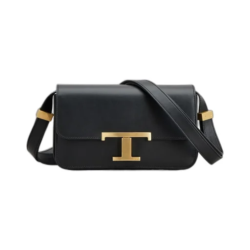 T Timeless Logo Plaque Shoulder Bag
