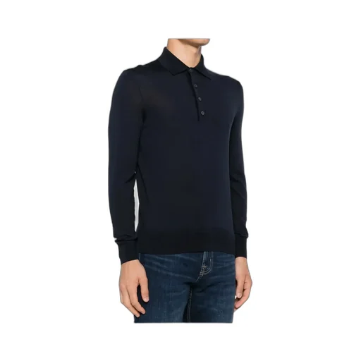 Long-Sleeved Polo Shirt