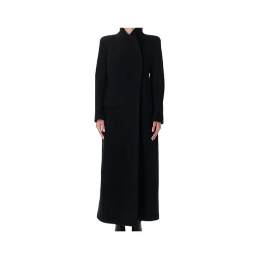 Straight Hem Long Coat