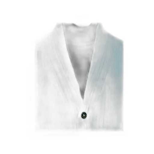 Shawl-Collar Buttoned Cardigan