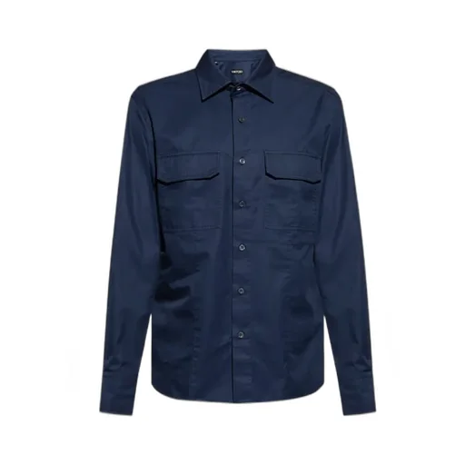 Double-Pocket Cotton Shirt