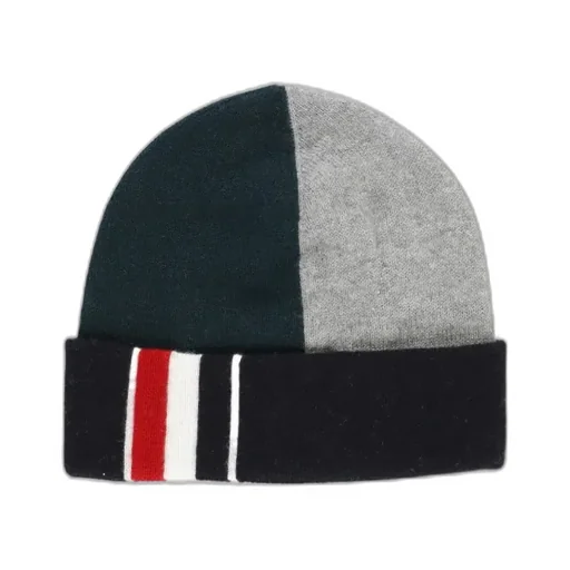 Color Blocked Ribbed Beanie