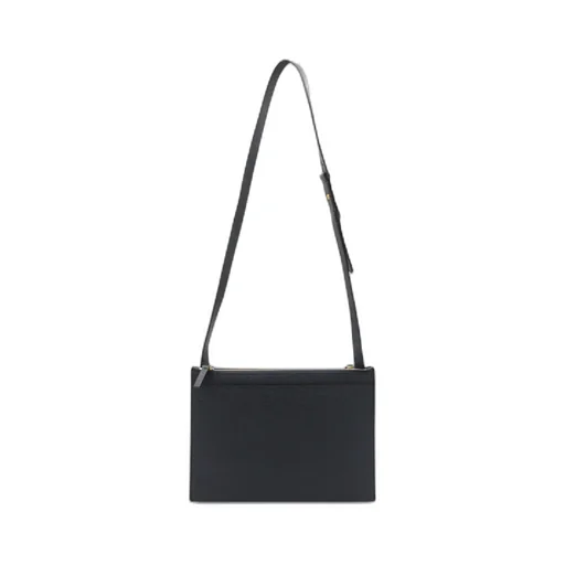 Logo-Print Leather Cross Body Bag
