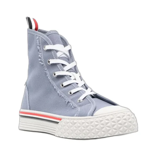 Rwb-Stripe High-Top Sneakers