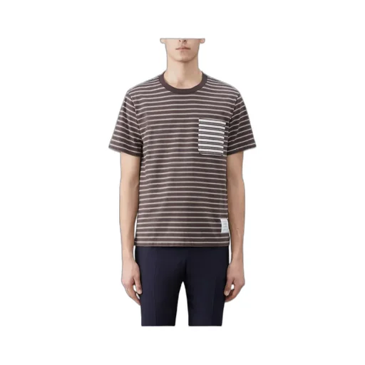 Stripe-Print Cotton T-Shirt