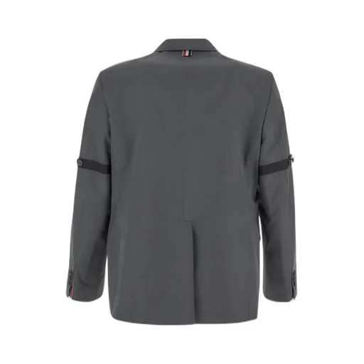 Notched-Lapels Single-Breasted Blazer