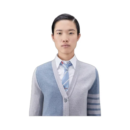 V-Neck Long Sleeved Cardigan