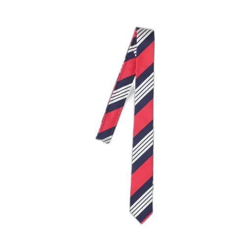 Logo Patch Striped Tie