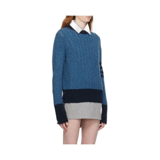 4-Bar Striped Sweater