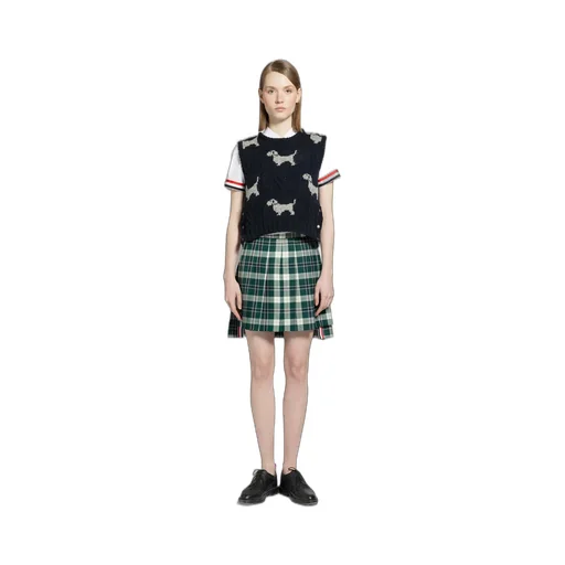 School Uniform Pleated Mini Skirt