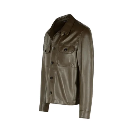 Button-Up Long-Sleeved Jacket