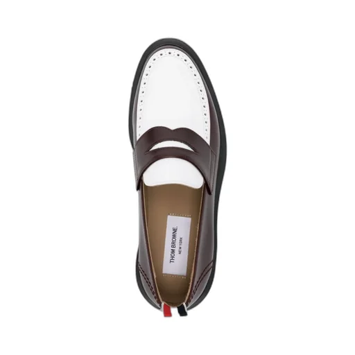 Panelled Leather Loafers