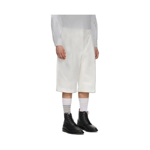 Rwb Stripe Detailed Pleated Shorts
