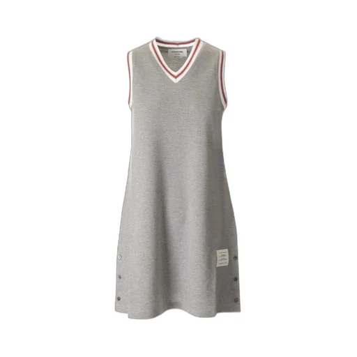 V-Neck Sleeveless Tennis Dress