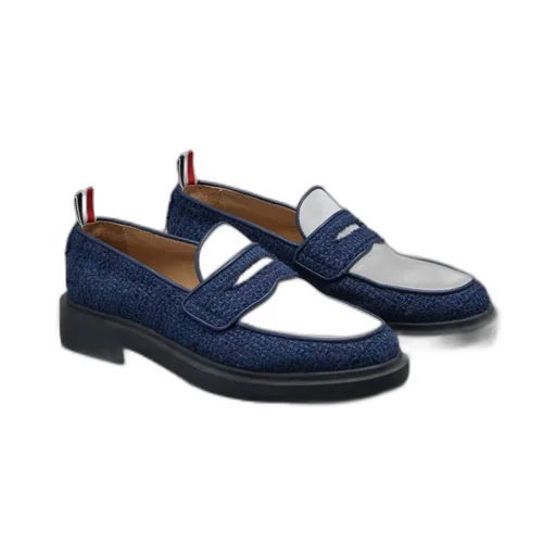 Tweed Loafers
