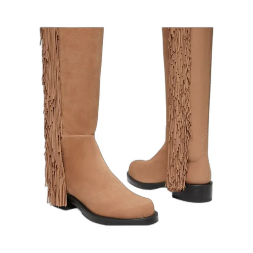 5050 Bold Crystal Fringe 40Mm Boots