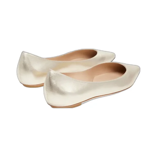 Emilia Metallic Ballerina Shoes