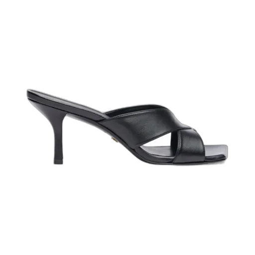 Carmen Cross-Belt High-Heeled Sandals