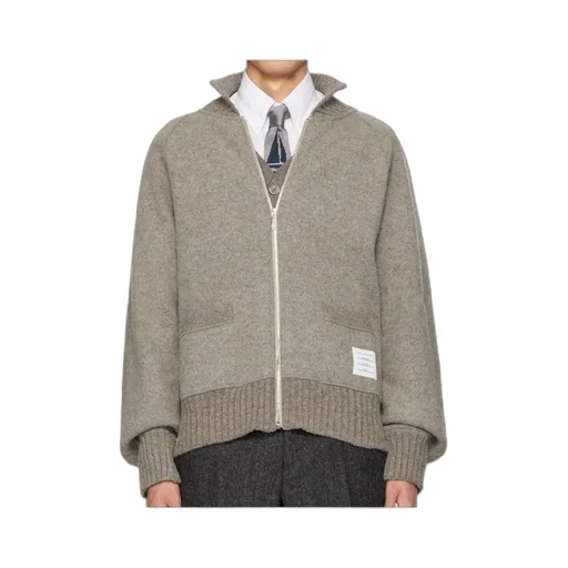 Logo-Patch Detail Knit Cardigan