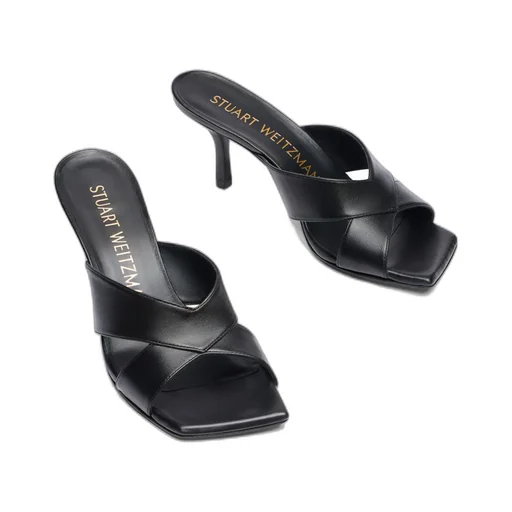 Carmen Cross-Belt High-Heeled Sandals