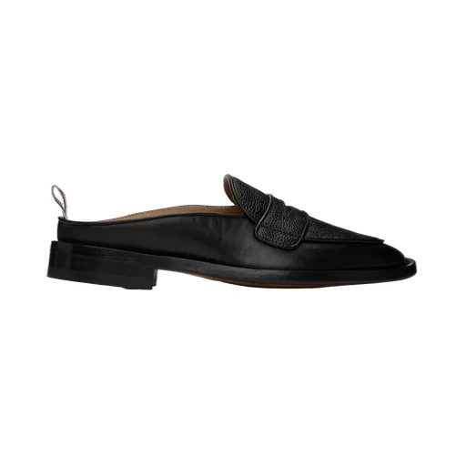 Varsity Leather Penny Loafers