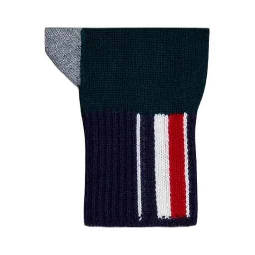 Fun Mix Intarsia-Knit Logo Wool Gloves
