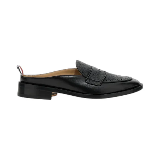 Varsity Leather Penny Loafers