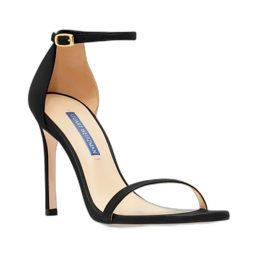 Single-Button High-Heeled Sandals
