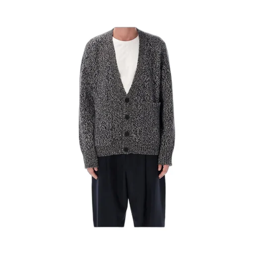 V-Neck Long-Sleeved Cardigan