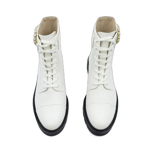 Side Buckle-Detail Boots