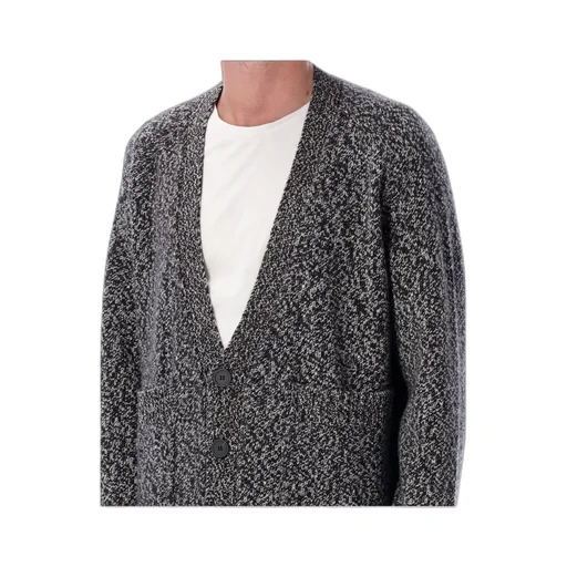 V-Neck Long-Sleeved Cardigan