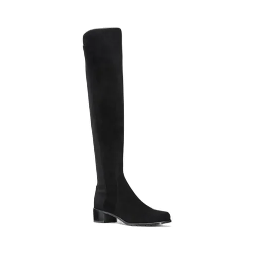 Thick-Heeled Knee-High Boots