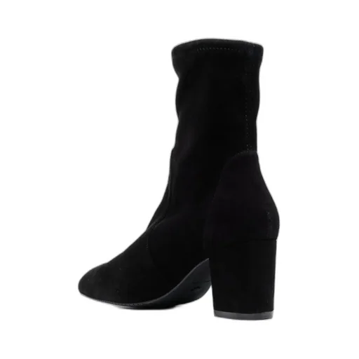 Sock-Style Suede Boots
