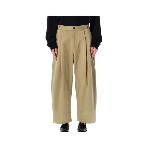 High-Waisted Wide-Leg Casual Pants