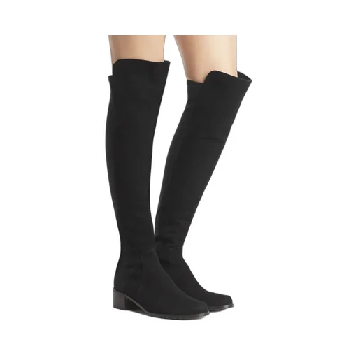 Thick-Heeled Knee-High Boots