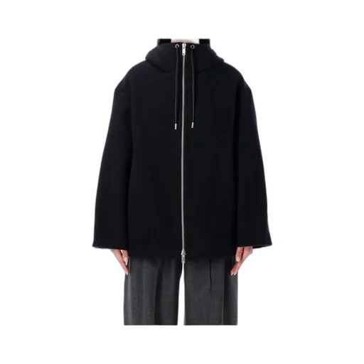 Drawstring Hooded Casual Jacket