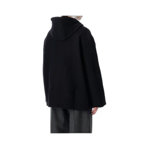 Drawstring Hooded Casual Jacket