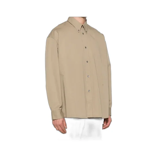 Logo Embroidered Long Sleeved Shirt