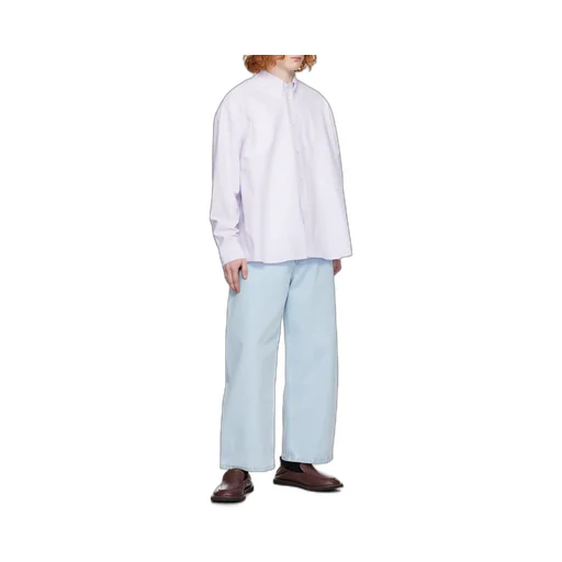 Stripe Detailed Long Sleeved Shirt