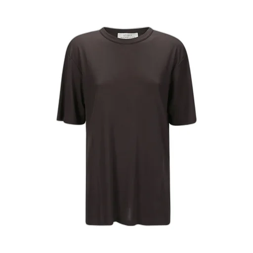 Crewneck Straight Hem T-Shirt