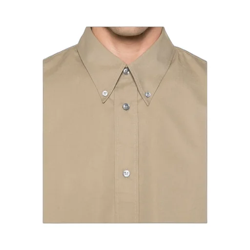 Logo Embroidered Long Sleeved Shirt