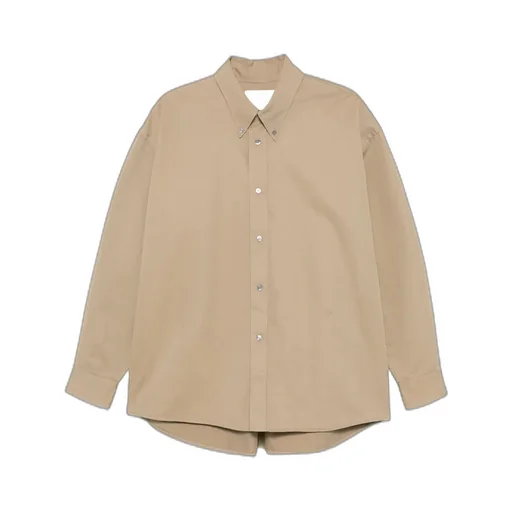 Logo Embroidered Long Sleeved Shirt