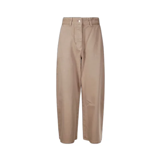 Logo Patch Cropped Wide-Leg Jeans