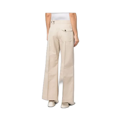 Low Rise Tailored Straight-Leg Trousers