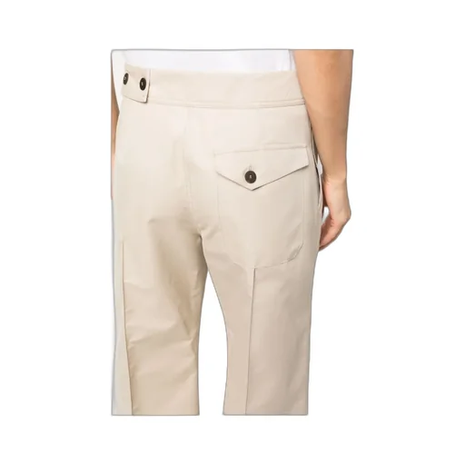 Low Rise Tailored Straight-Leg Trousers