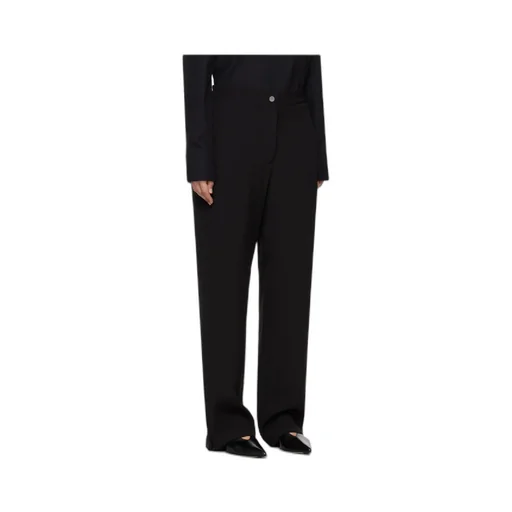 Semi-Elastic Waist-Edge Casual Pants