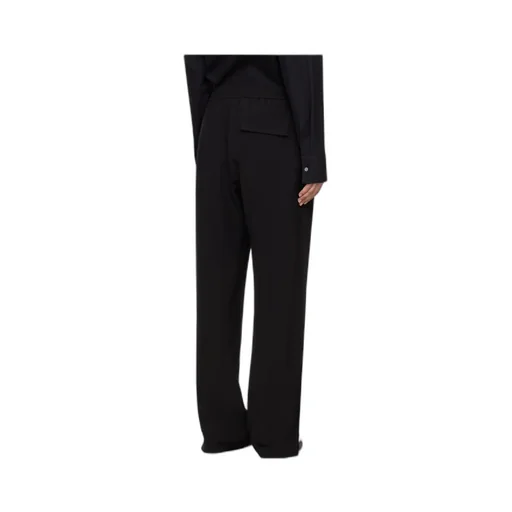 Semi-Elastic Waist-Edge Casual Pants