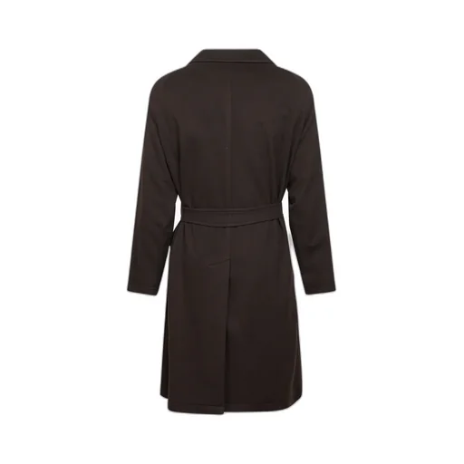 Belted Wool-Cashmere Coat