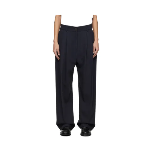 Twill Palazzo Pants