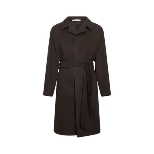 Belted Wool-Cashmere Coat